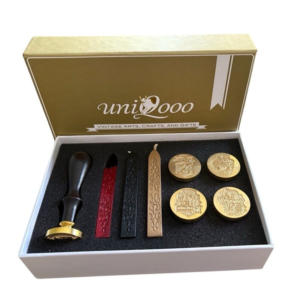 Warner Bros. Harry Potter House Gold Wax Seal Set